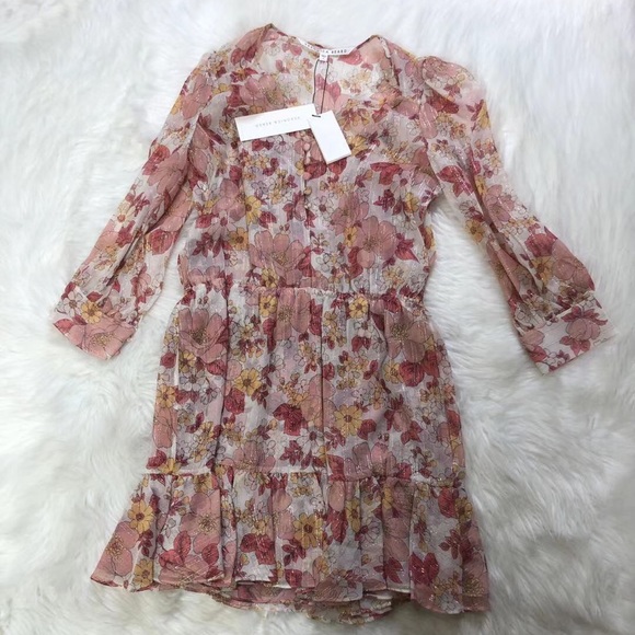 NWT $495 Veronica Beard Cybil Silk Dress - Picture 6 of 7